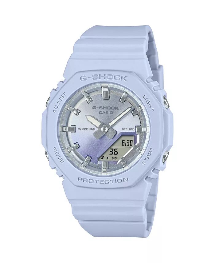 

Аналоговые цифровые часы унисекс из синей смолы, 46 мм, GMAP2100SG2A G-Shock, синий