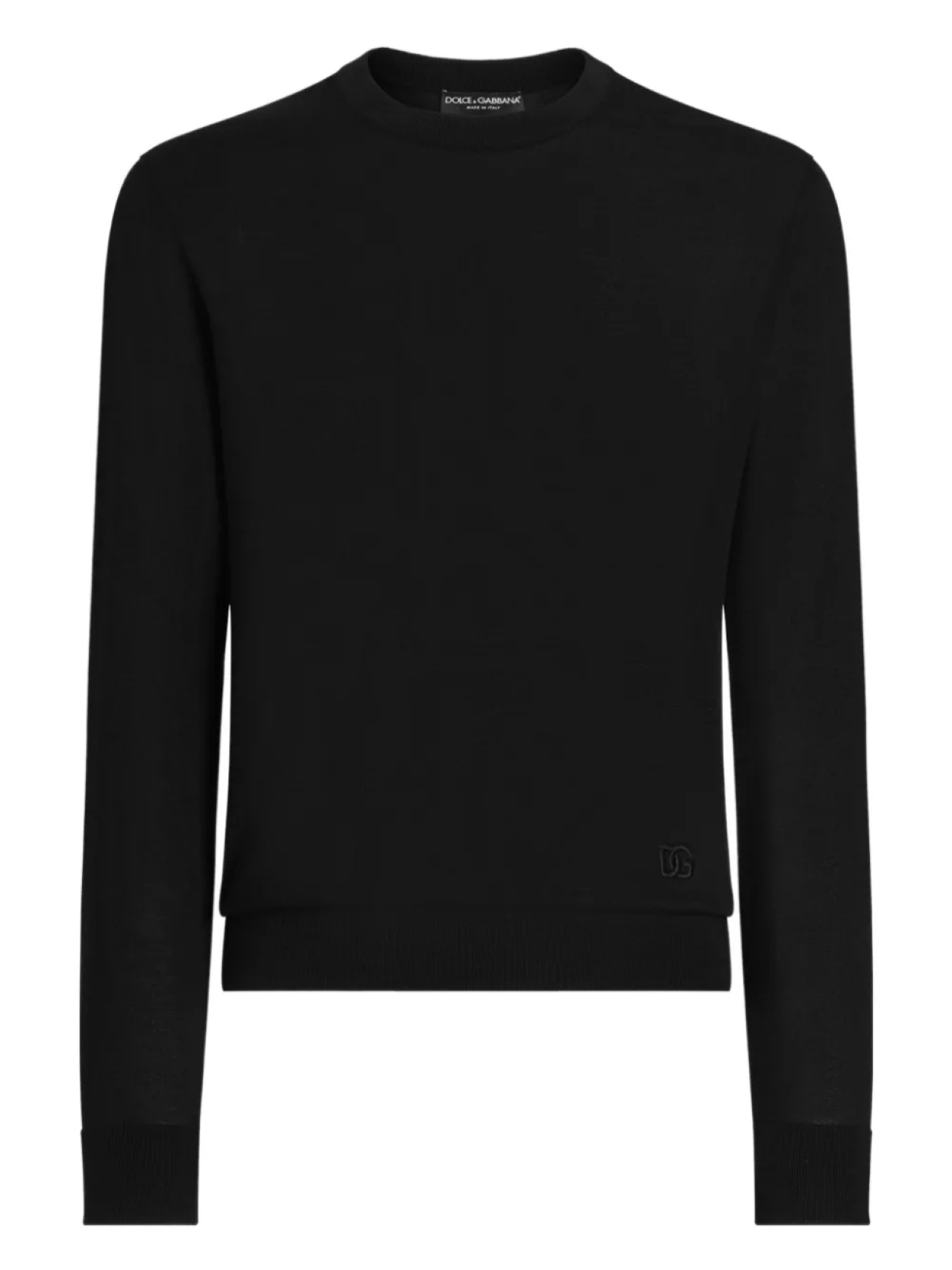 

Dolce & Gabbana шелковый джемпер, черный