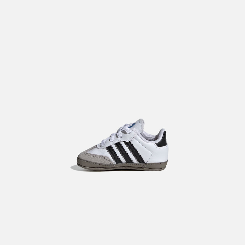 Кроссовки adidas Samba Crib, цвет Cloud White/Core Black/Clear Granite — фото 2