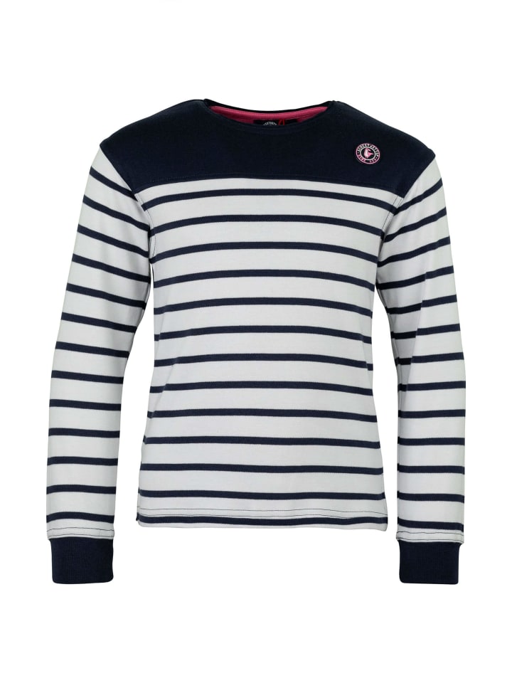 

Лонгслив SCHIETWETTER Auri, Pullover, цвет weiß-navy/pink