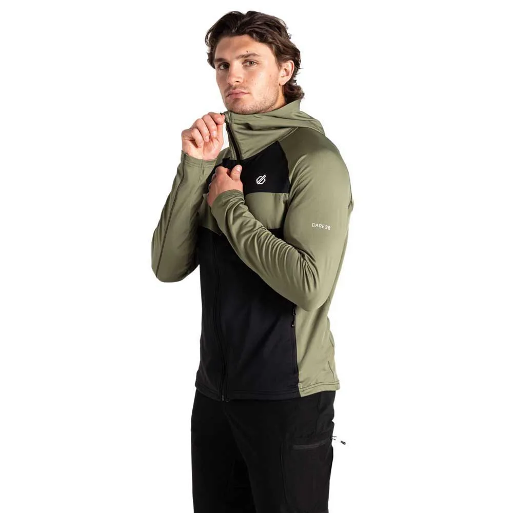 

Толстовка Dare2B Touring II Stretch full zip, зеленый