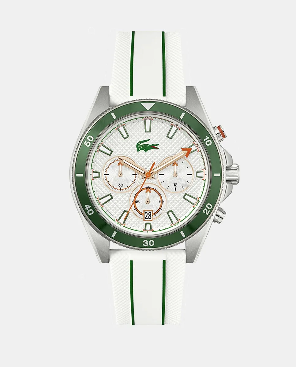 

Mainsail 2011362 белые силиконовые мужские часы Lacoste