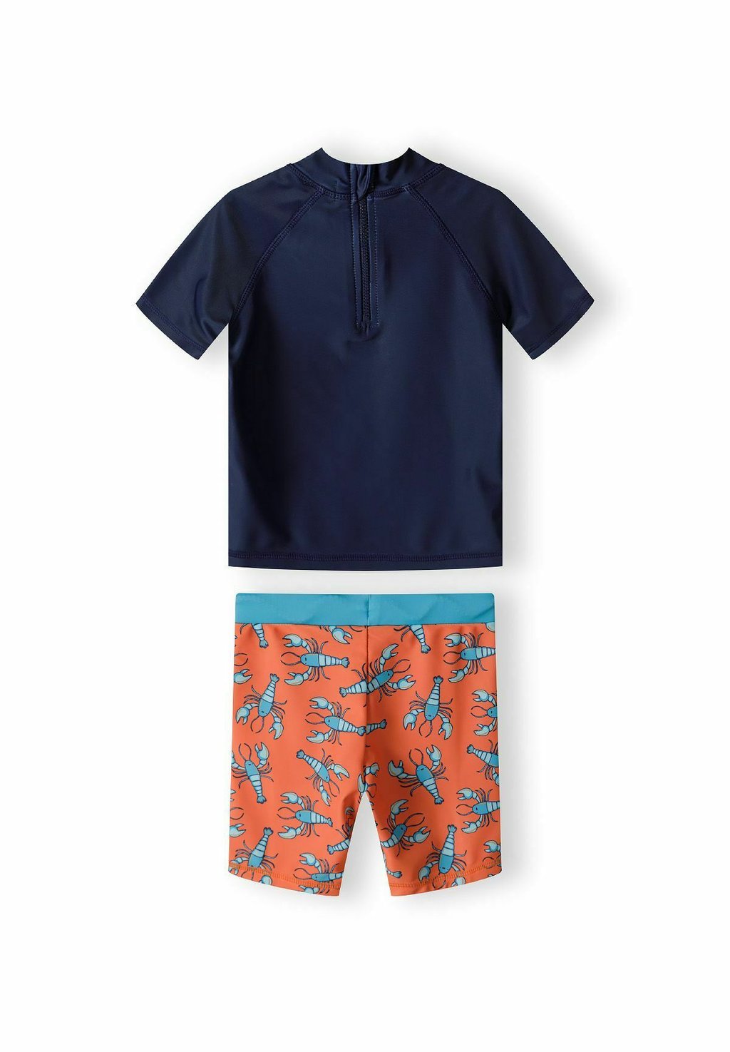 Купальный костюм 2 PIECE SHORT SLEEVE SET MINOTI, оранжевый — фото 2