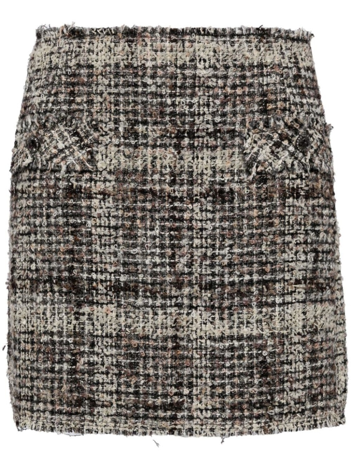 

JNBY короткая жаккардовая юбка Coarse, белый