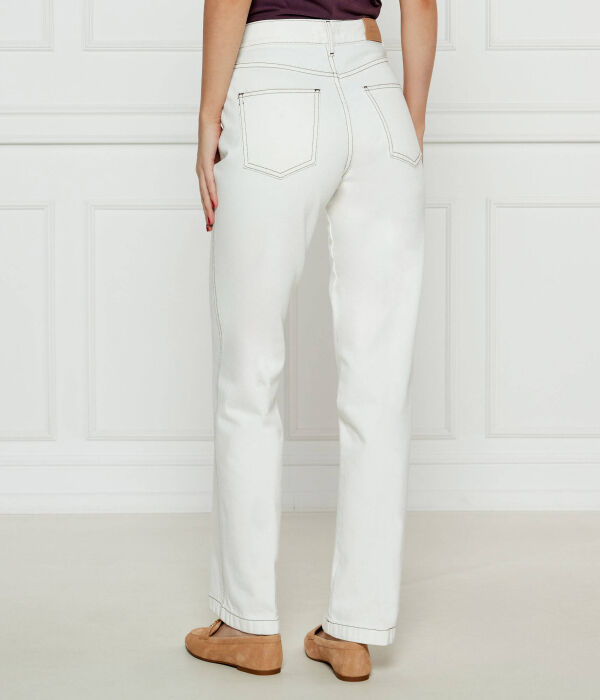 Джинсы Relaxed fit Tommy Hilfiger, экрю — фото 3