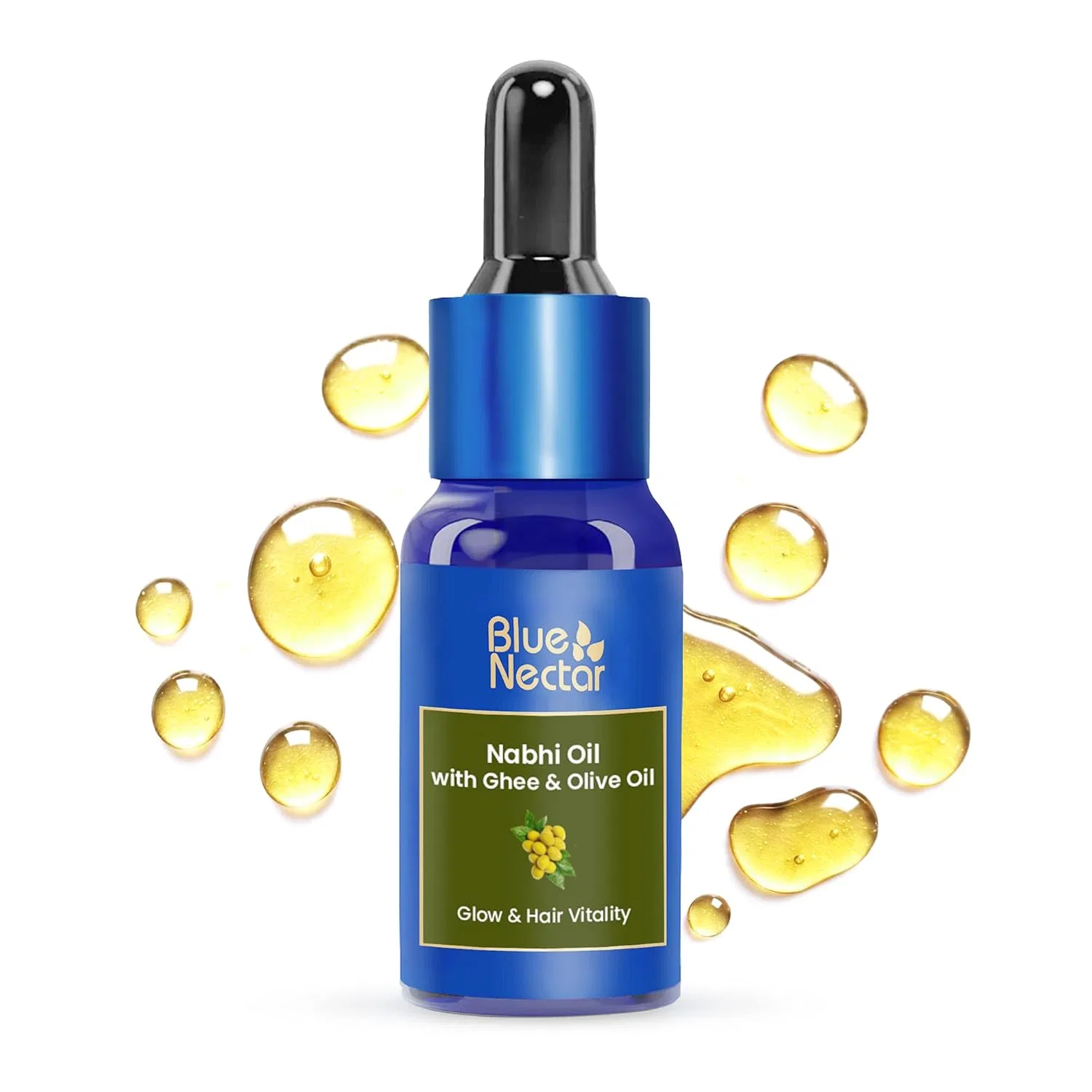 Аюрведическое масло для пупка Nabhi Oil с гхи и оливковым маслом, 10 мл Blue Nectar