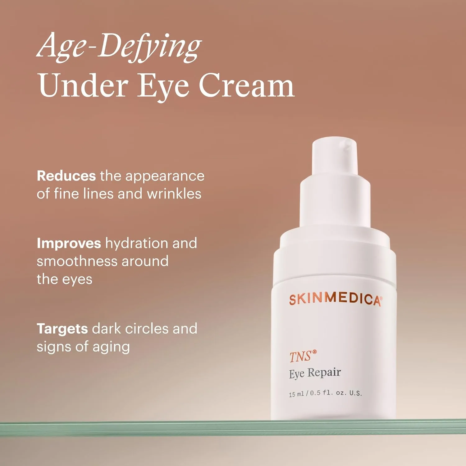 SkinMedica TNS Eye Repair Cream для уменьшения морщин и темных кругов, 0,5 унции — фото 3