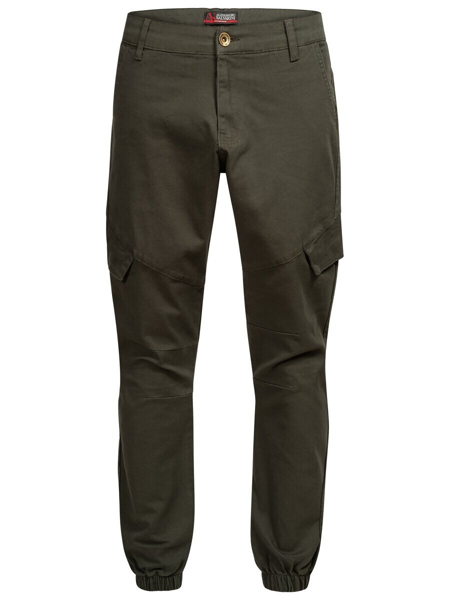 

Тканевые брюки Alessandro Salvarini Tapered Pants AS274, оливковый