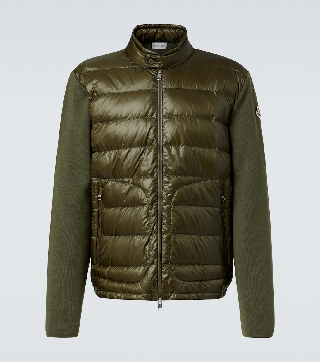 

Кардиган с отделкой из шерсти Archivio Moncler, Urban Olive Green