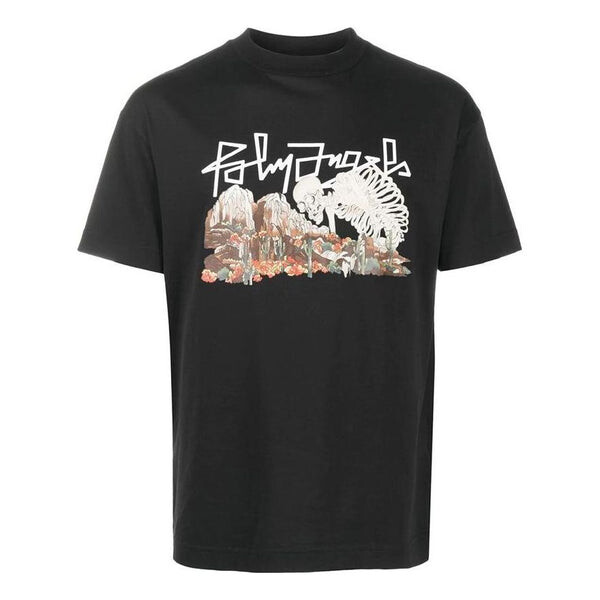 

Футболка desert skull t-shirt 'black' Palm Angels, черный