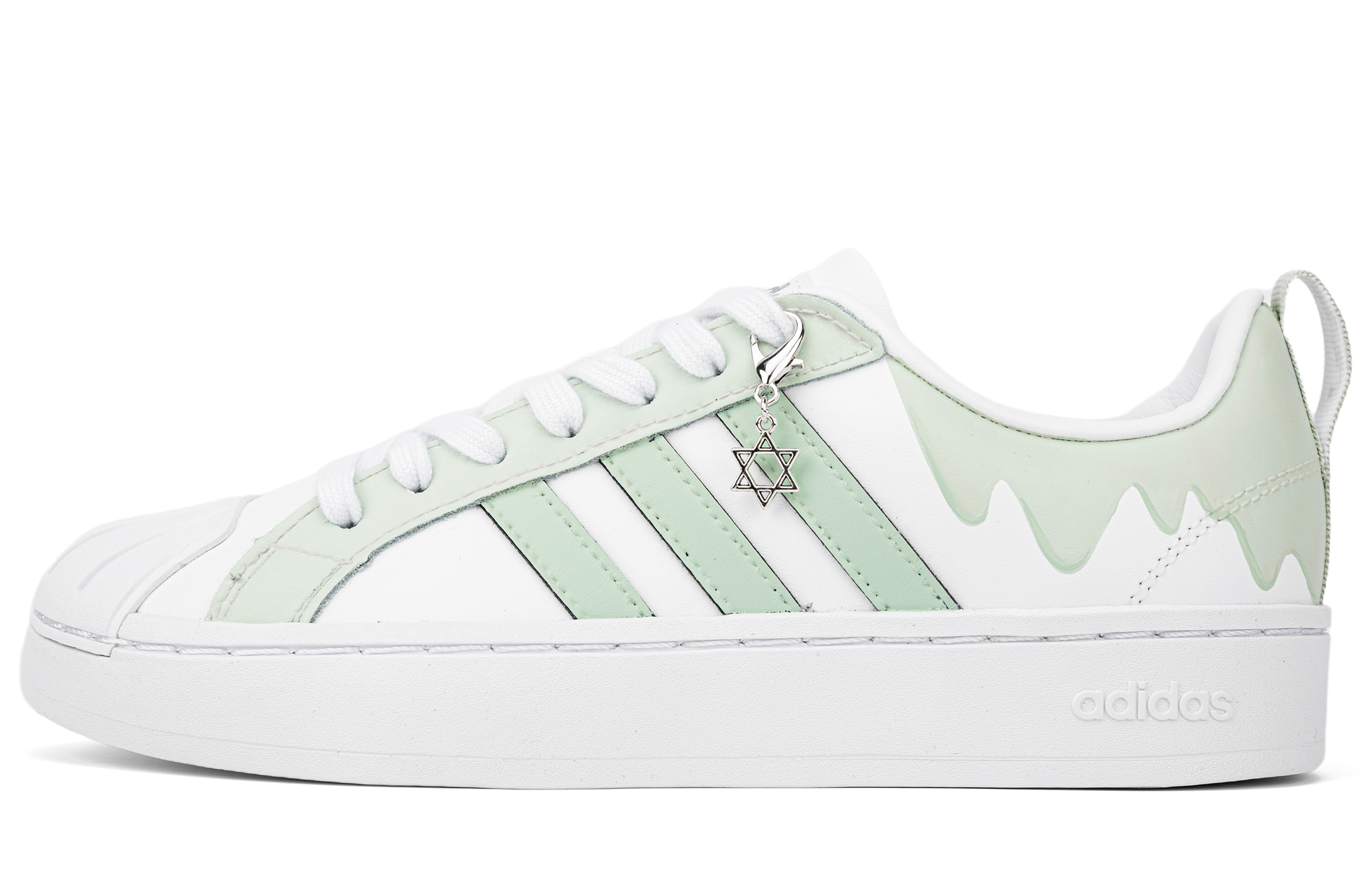 

Кроссовки adidas neo Streetcheck Skateboarding Shoes Women's Low-top White/Green, зеленый