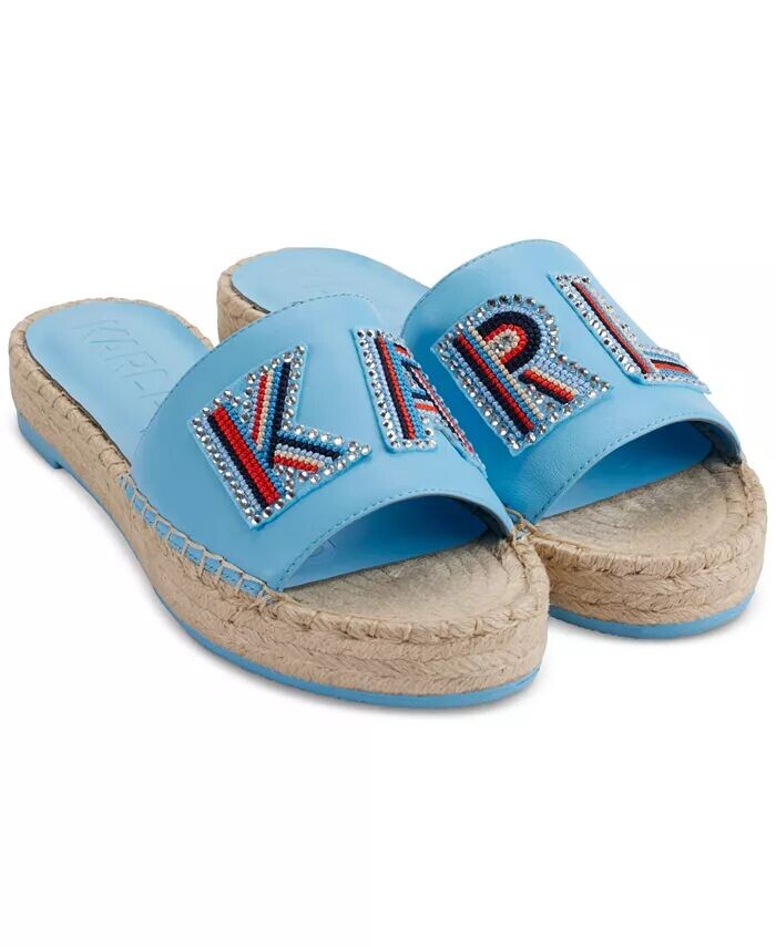 Женские шлепанцы Caine Espadrille KARL LAGERFELD PARIS, синий