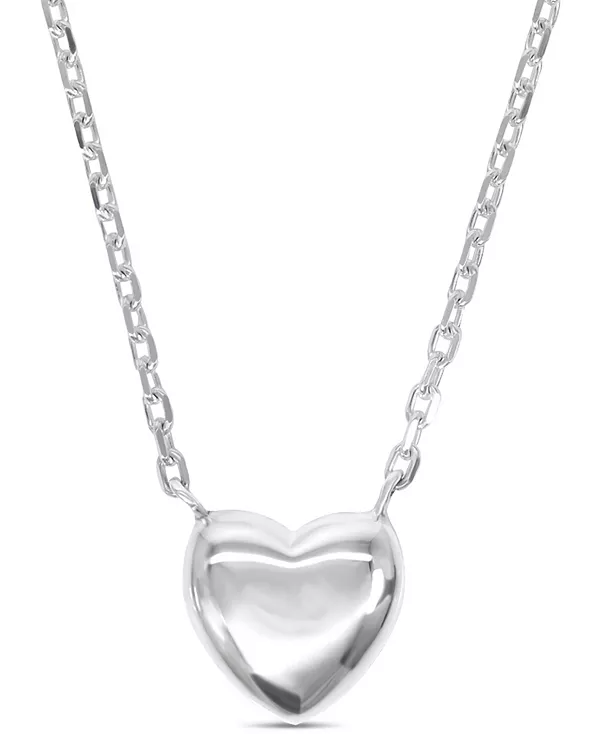 

Пышное колье-цепочка в форме сердца из стерлингового серебра, 16 дюймов (приблизительно 18 дюймов) Devata, silver