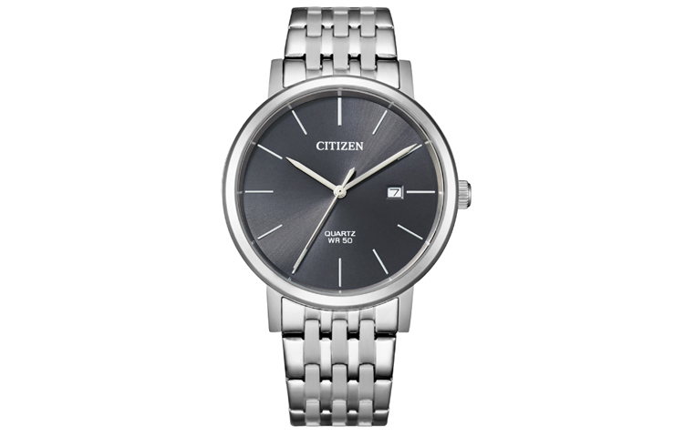 

CITIZEN Часы Quartz Movement Stainless Steel Strap Watch Men's Watch Black Dial BI5070 57H, Black Dial