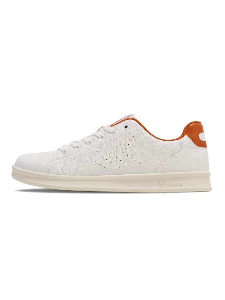 

Низкие кроссовки Hummel Schnürsenkel Court Line Erwachsene, цвет white/burnt orange