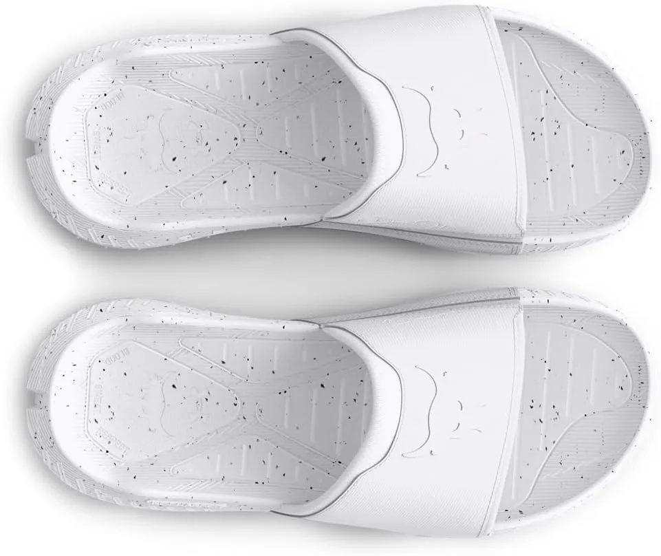 Мужские слайд-сандалии Under Armour Project Rock 3, белый/серый — фото 4