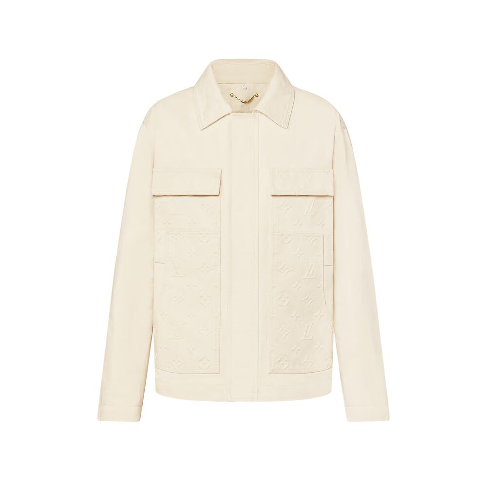 

Джинсовая куртка с монограммой Workwear Louis Vuitton, белый