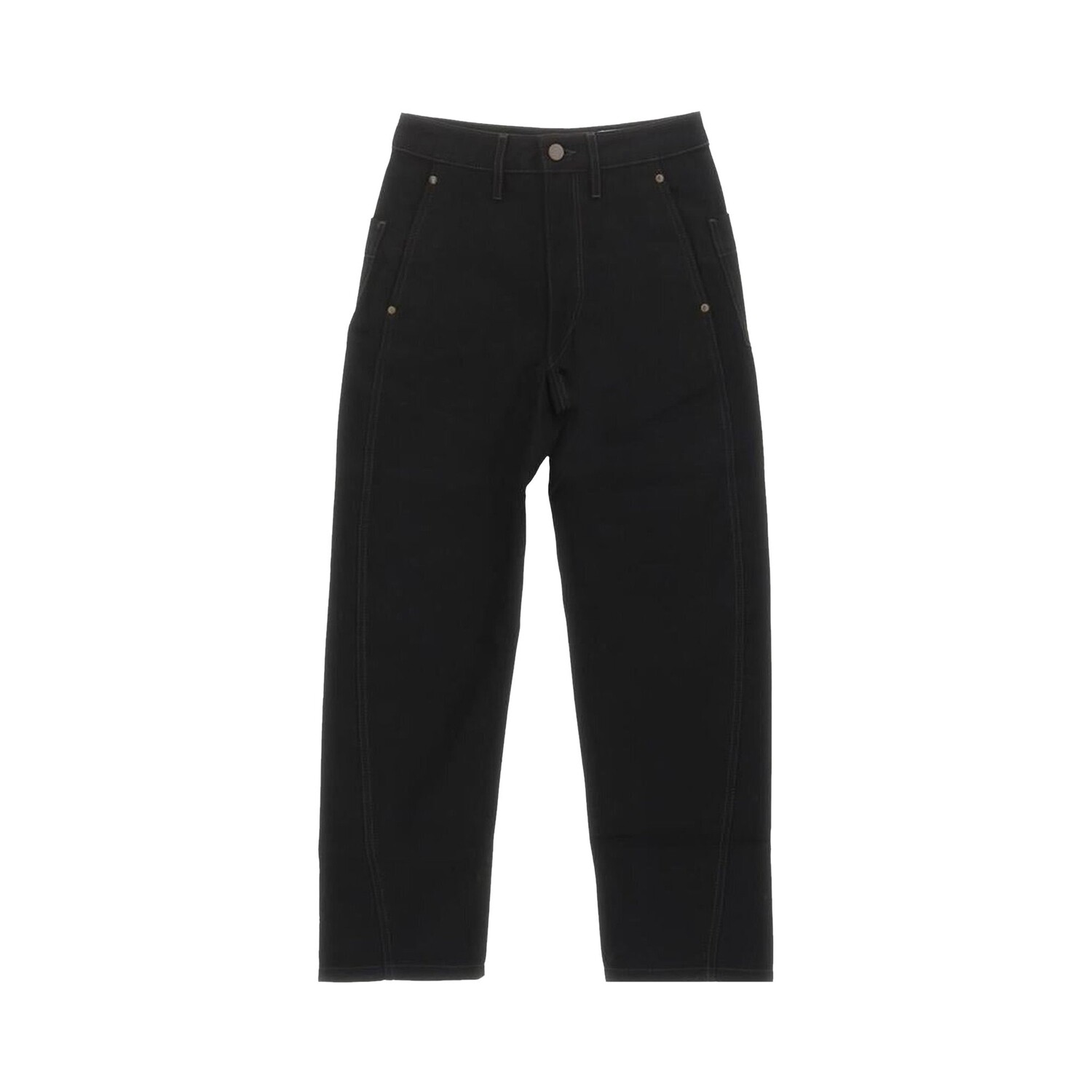 

Укороченные джинсы Lemaire Twisted, Черные