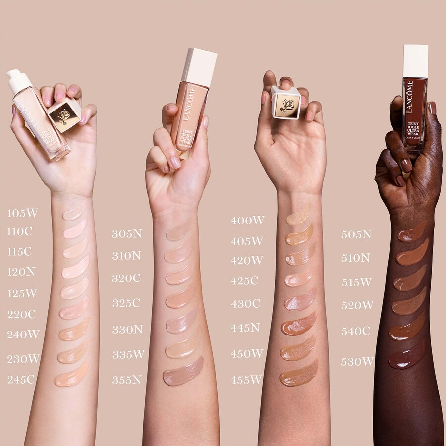 Тональный крем Teint Idole Ultra Wear Care & Glow Foundation с гиалуроновой кислотой Lancôme, 1 oz /30 mL, 510N — фото 4