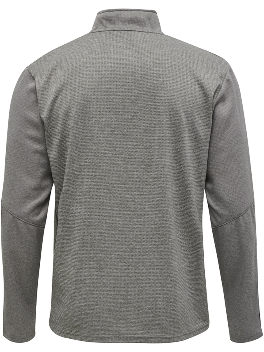 Толстовка Hummel Mit Kurzem Reißverschluss Hmlauthentic Kids Half Zip, серый меланж — фото 2