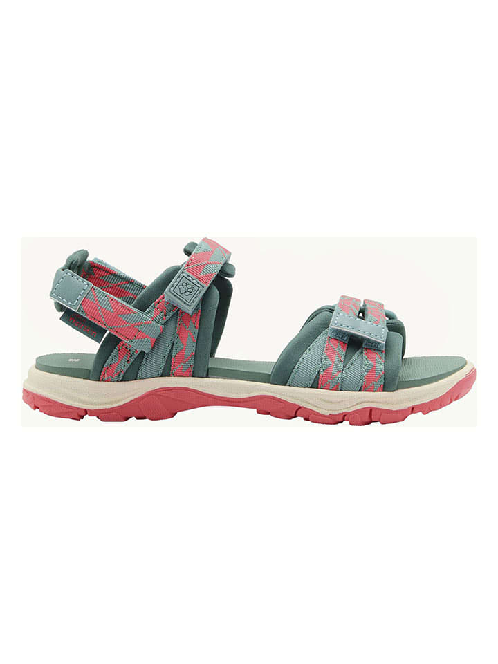 

Сандалии Jack Wolfskin, цвет dunkelgrün/pink