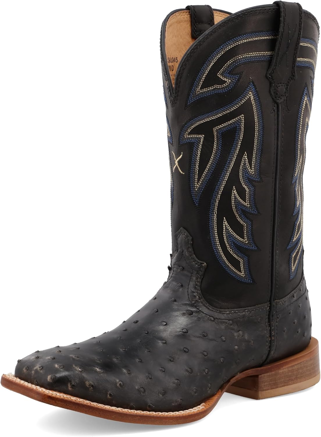 

Ковбойские сапоги Twisted X Men's Ruff Stock Western с широким квадратным носком - Mrs0067, Distressed Saddle & Peacock