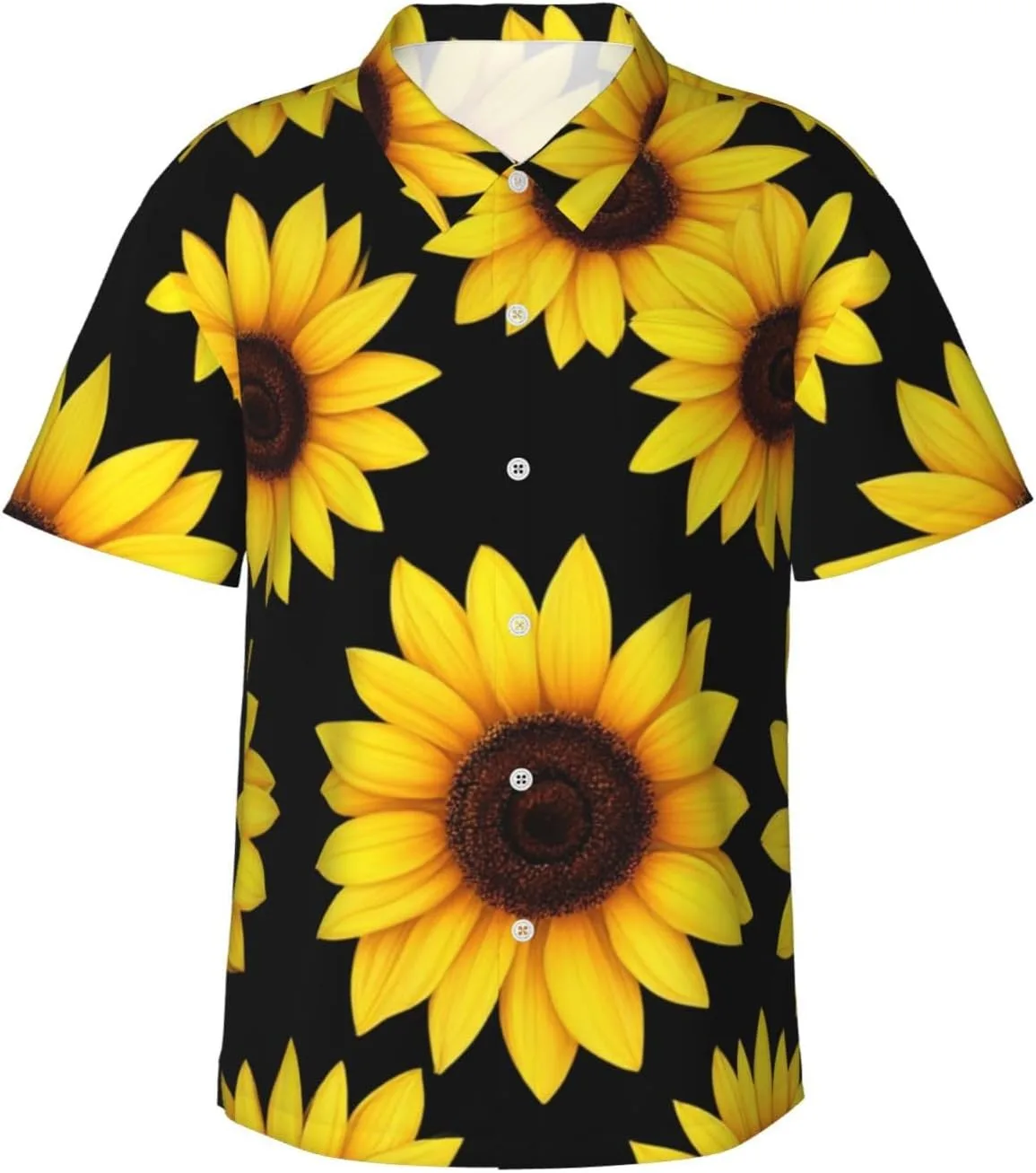 

Мужская гавайская рубашка с коротким рукавом WOEZKEX