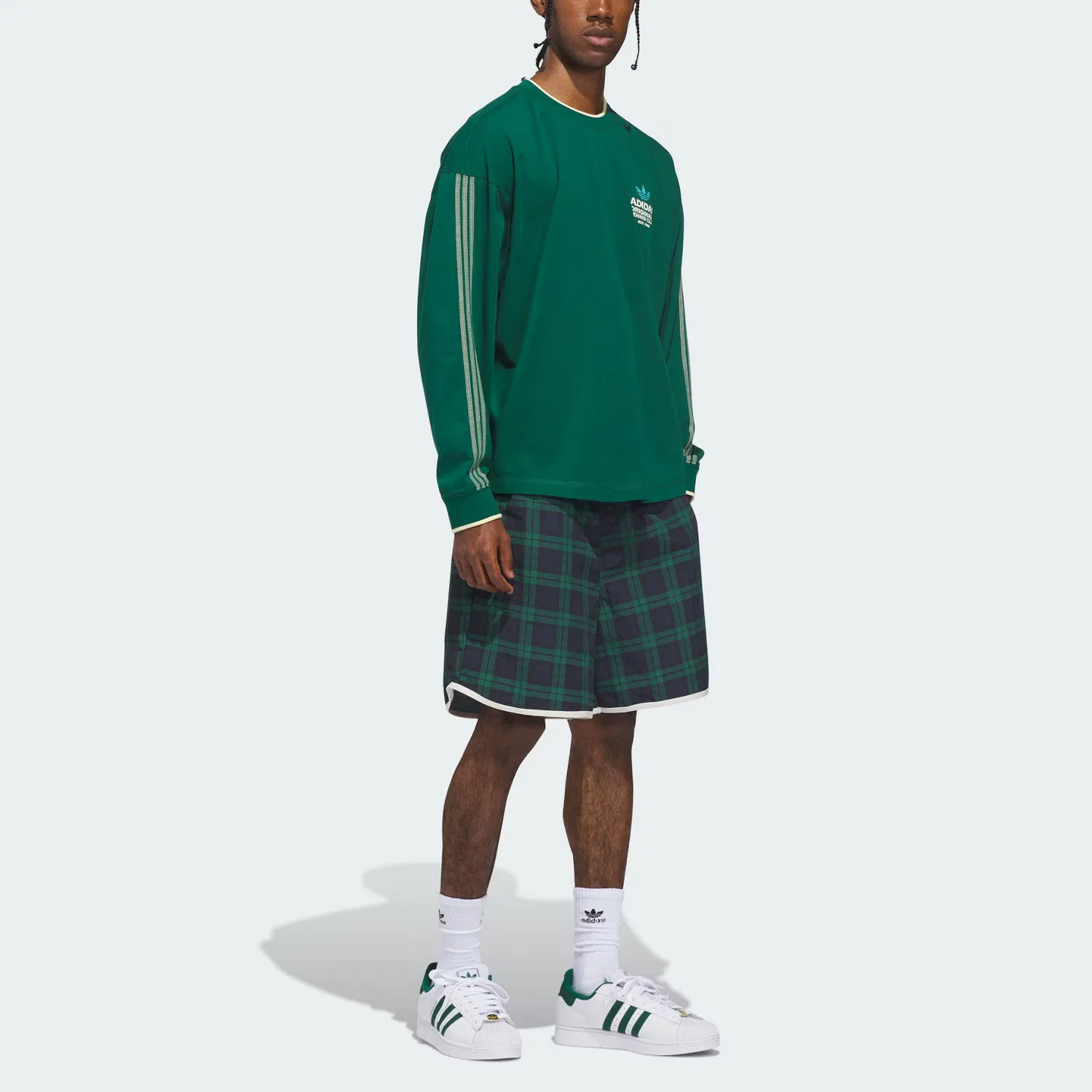 Футболка мужская Forest Green Adidas Originals — фото 4