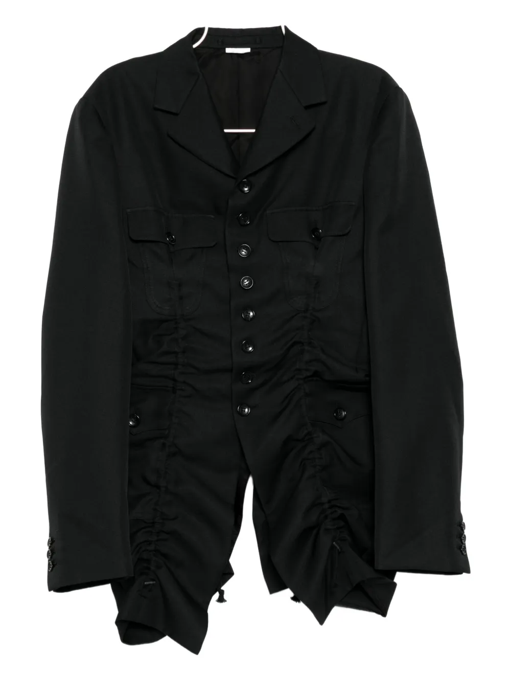 

Пиджак с драпировкой Comme Des Garçons Homme Plus, черный