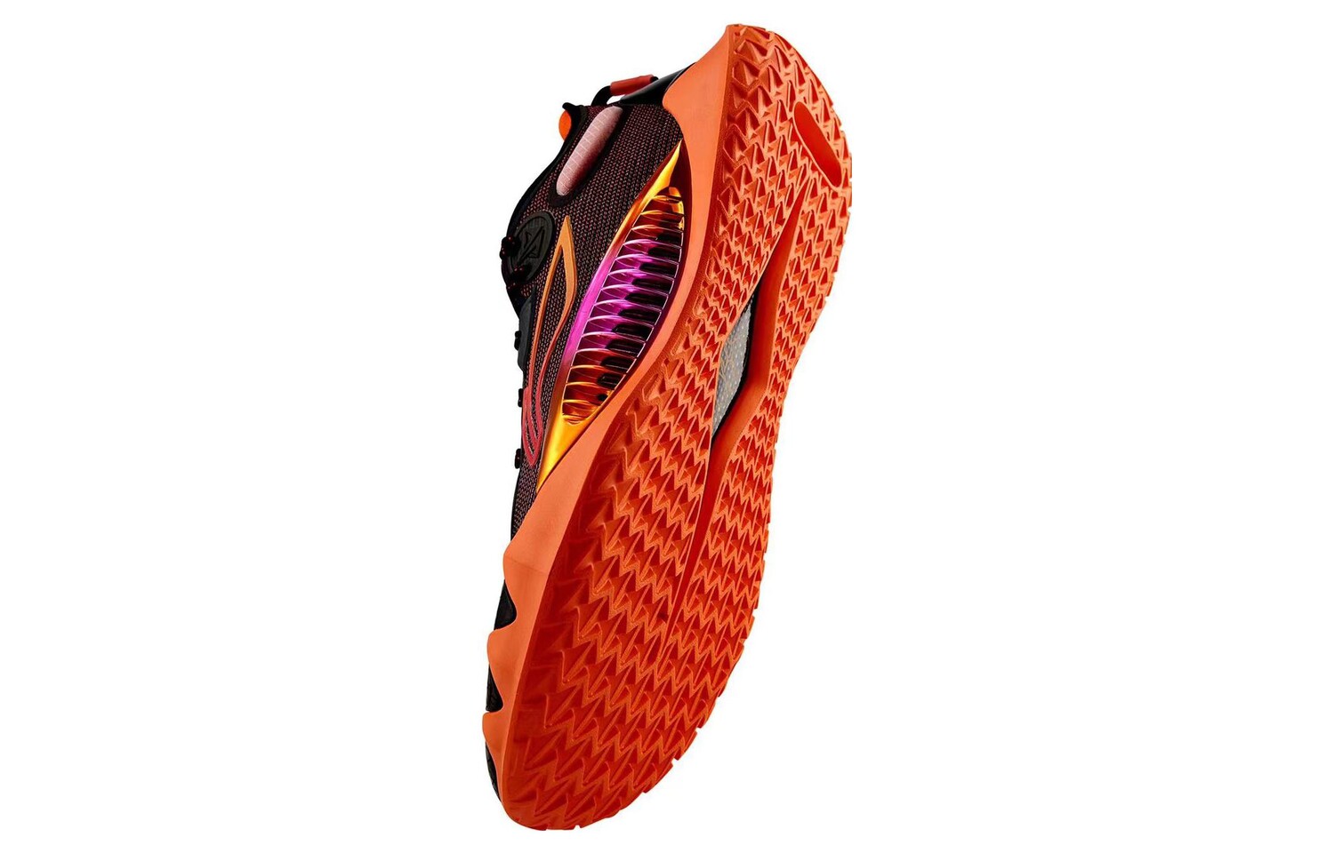 Кроссовки Li Ning Lining Jb1, черный/оранжевый — фото 4