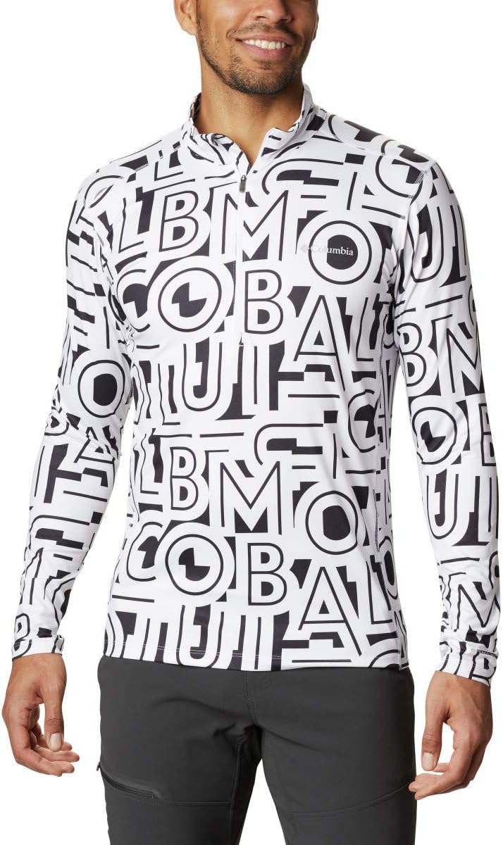 

Columbia мужская зимняя куртка Power Half Zip, White Typo