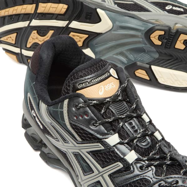 Кроссовки Gel-Nimbus 101 Asics, черный & clay серый — фото 3