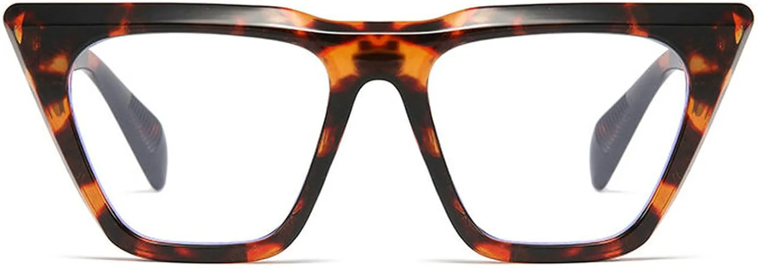 

Солнцезащитные очки COTIA 2025 в стиле «кошачий глаз» для женщин и мужчин, винтажные, с заклепками, для активного отдыха и повседневной носки, Leopard Clear