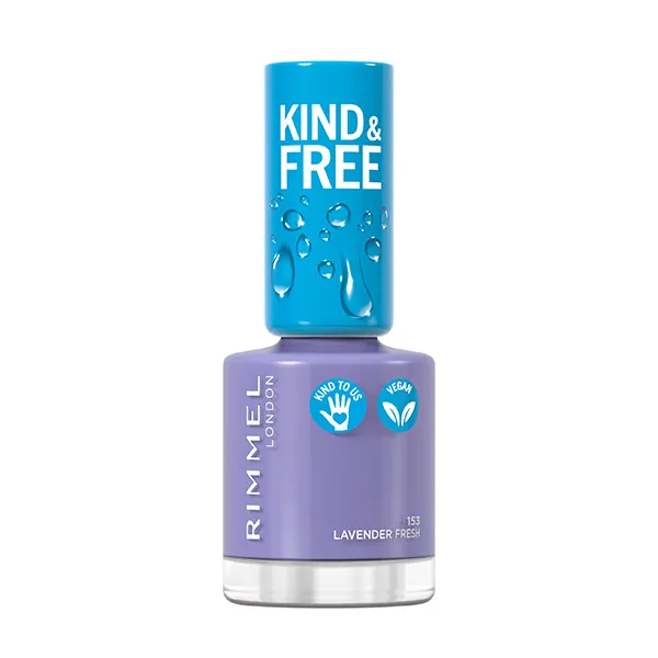 

Лак для ногтей Kind & Free Laca De Uñas Rimmel London, цвет lavander light