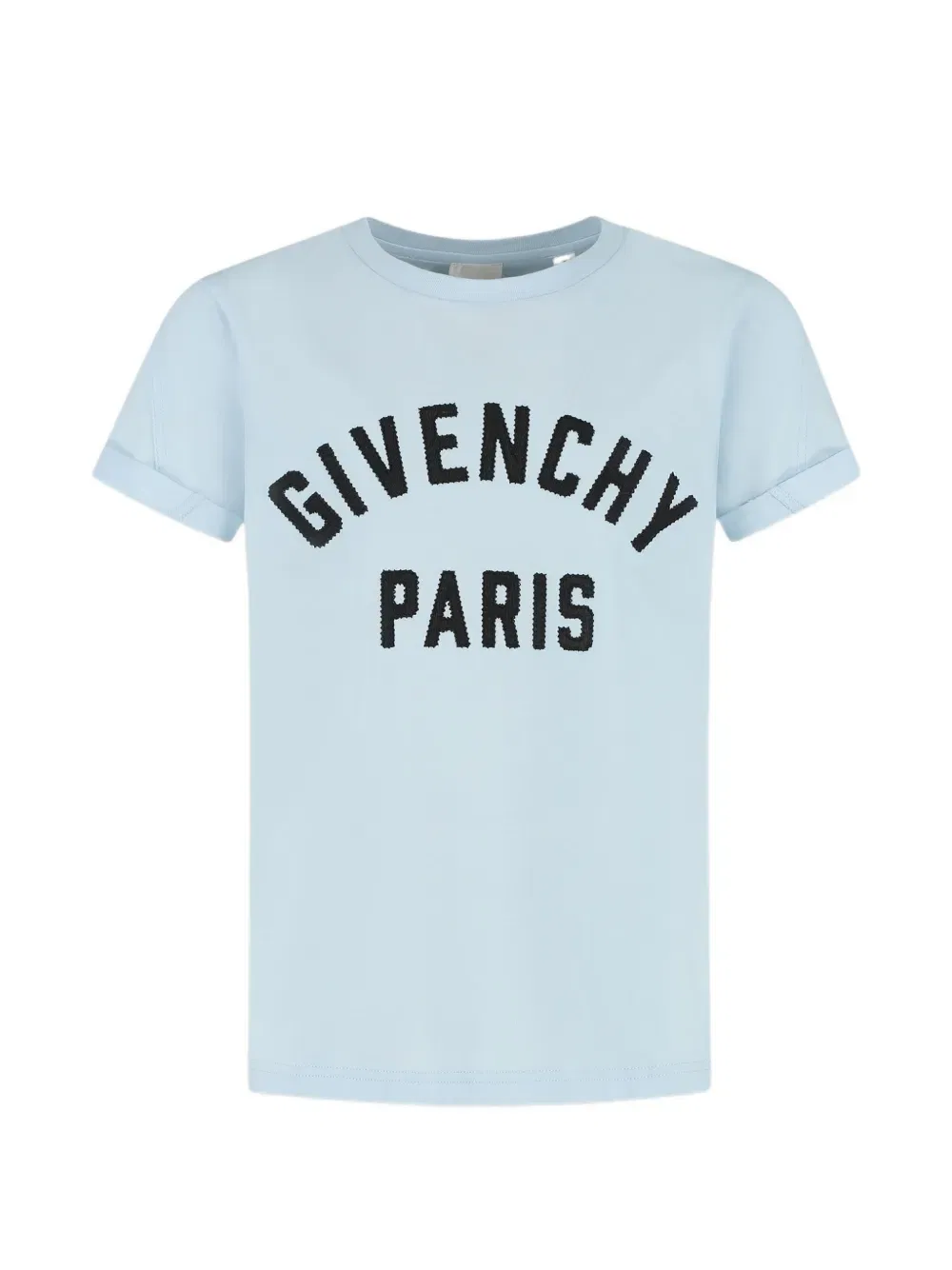 Футболка с логотипом и надписью Givenchy Kids, синий
