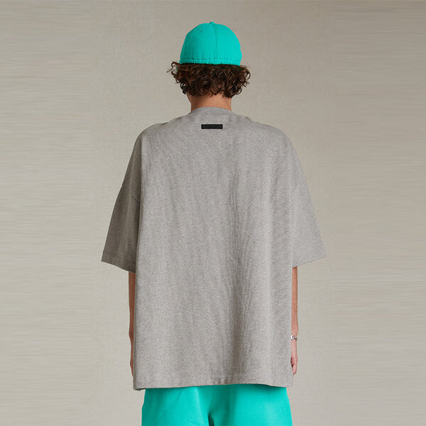 Футболка ss24 crewneck t-shirt 'dark heather oatmeal' Fear Of God Essentials, мультиколор — фото 4