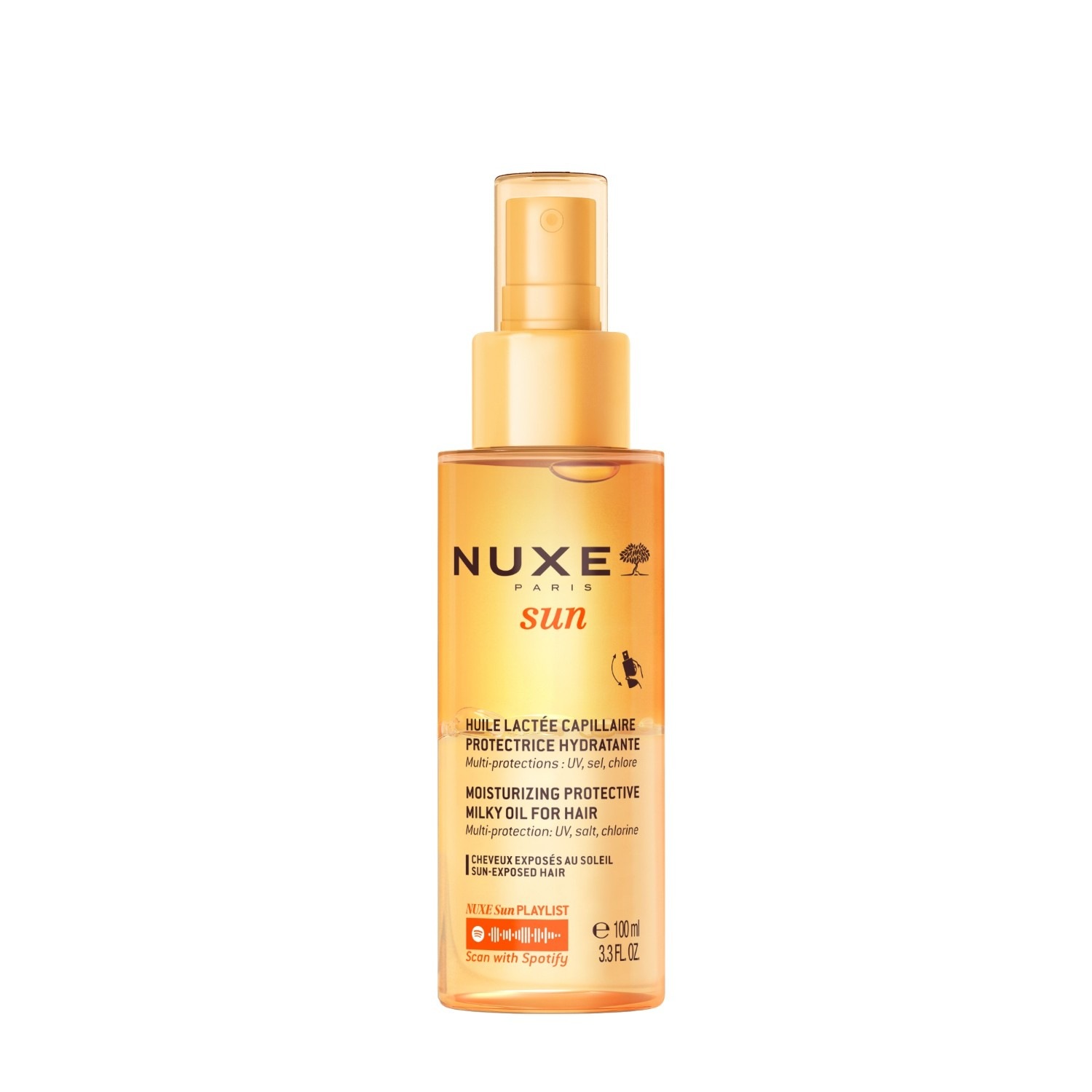 

Масло для волос sun protective milky oil for hair Nuxe, объем 100 мл