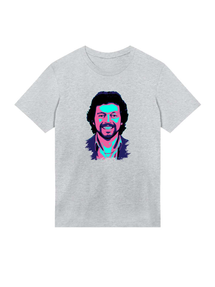 

Футболка TV Times Джереми Бидл 1982 года в стиле поп-арт серого цвета с крапинками F4NT4STIC, Серый, Футболка TV Times Джереми Бидл 1982 года в стиле поп-арт серого цвета с крапинками F4NT4STIC