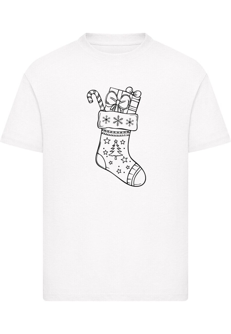 

Футболка Merchcode Shirt Christmas Socks, белый