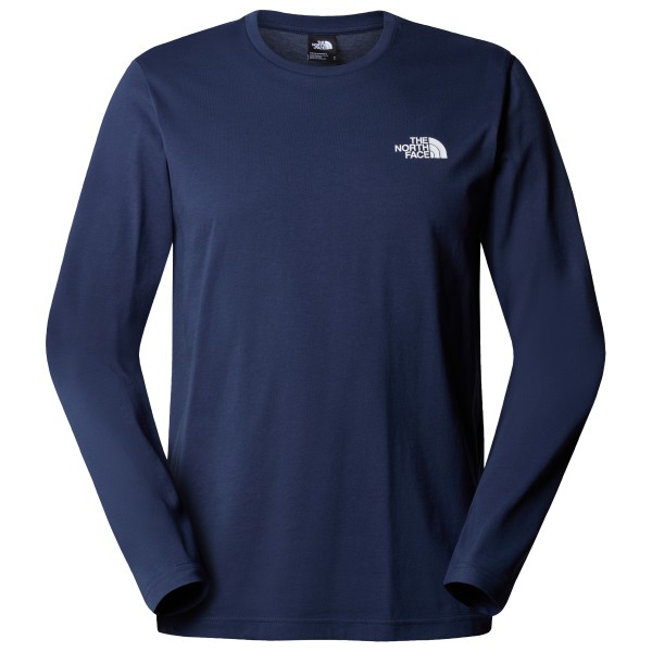 

Футболка с длинным рукавом и простым куполом The North Face, синий