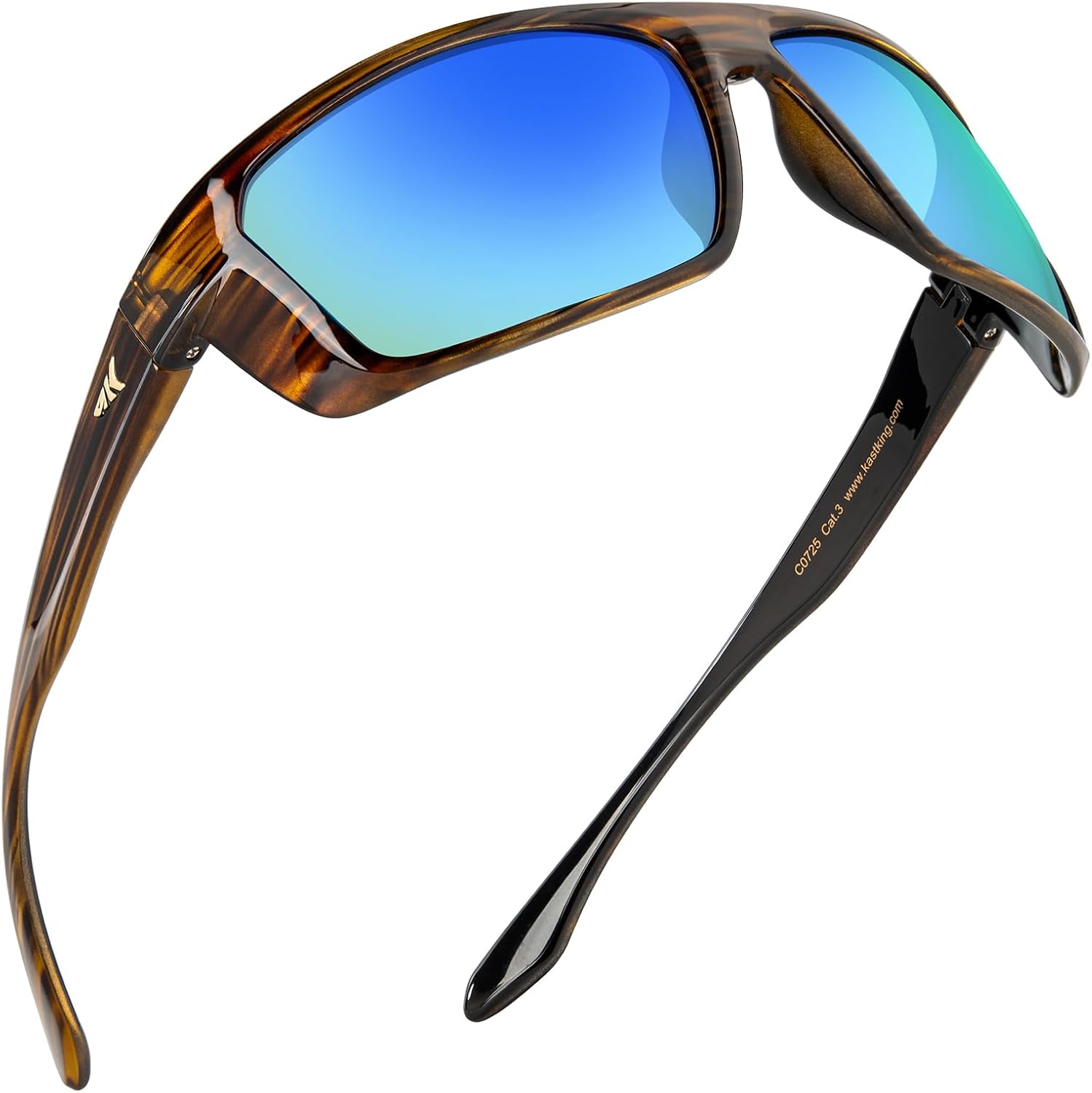 

Поляризованные спортивные солнцезащитные очки KastKing Huzzah (муж./жен.). Для вождения, рыбалки, велосипеда, бега. Защита от УФ. Каркас: глянцевый таль-коричневый, линзы: синее зеркало "Blue Ocean"