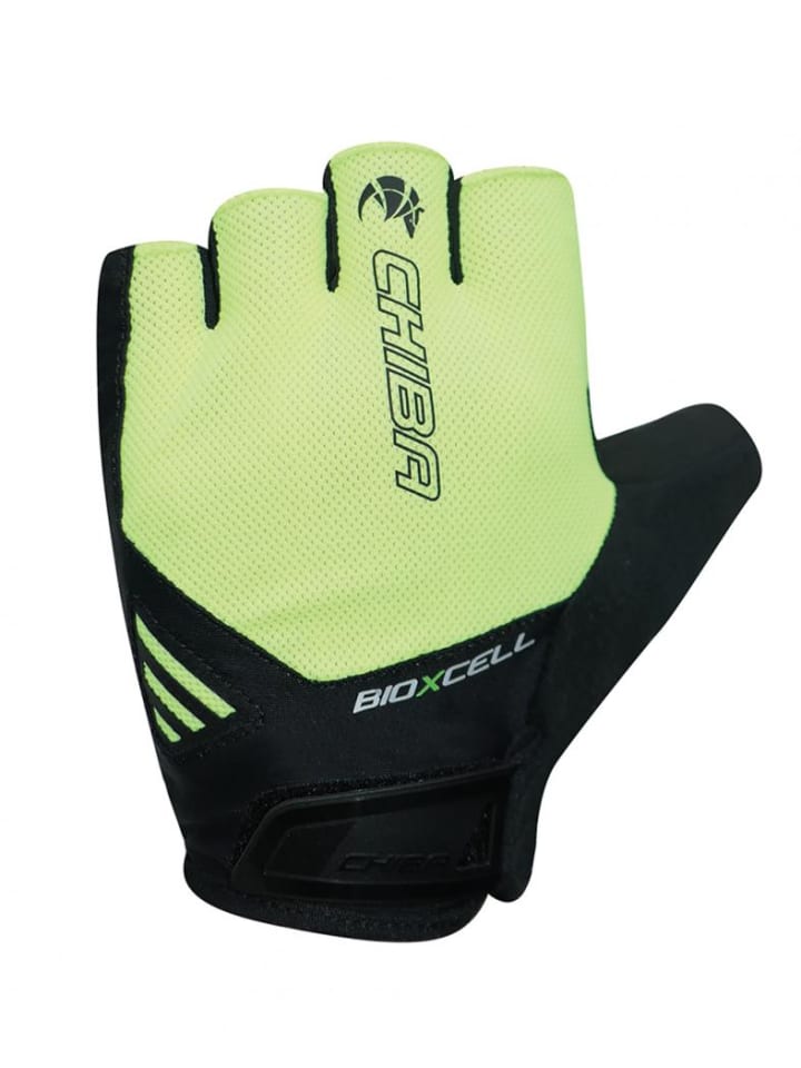 

Chiba BioXCell Air - велосипедные перчатки неонового цвета