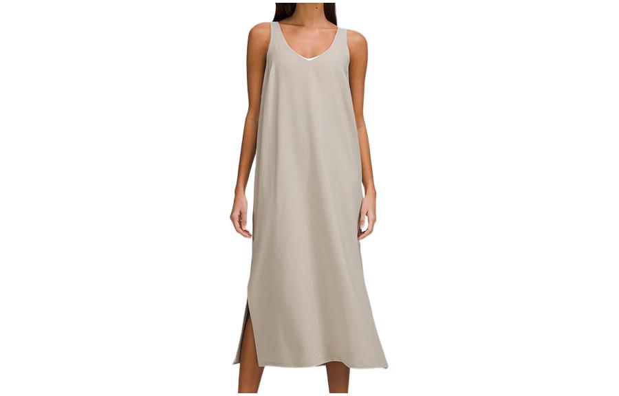 

Женское платье без рукавов Lululemon, Льняное