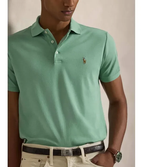 Полюс custom slim fit Polo Ralph Lauren, мятный — фото 4