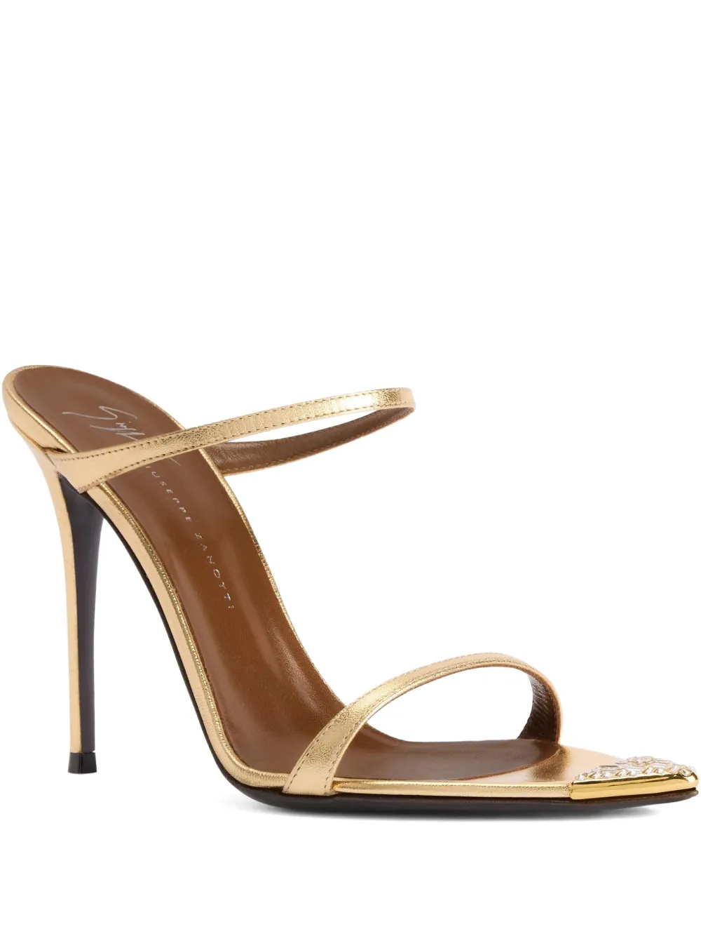 Босоножки Intriigo Jewellery 105 Giuseppe Zanotti, золотой