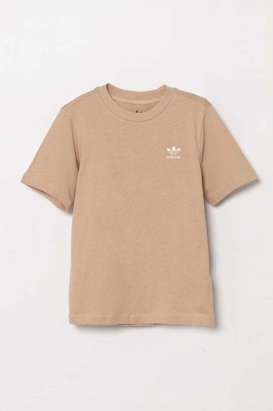 

Tee детская хлопковая футболка adidas Originals, бежевый