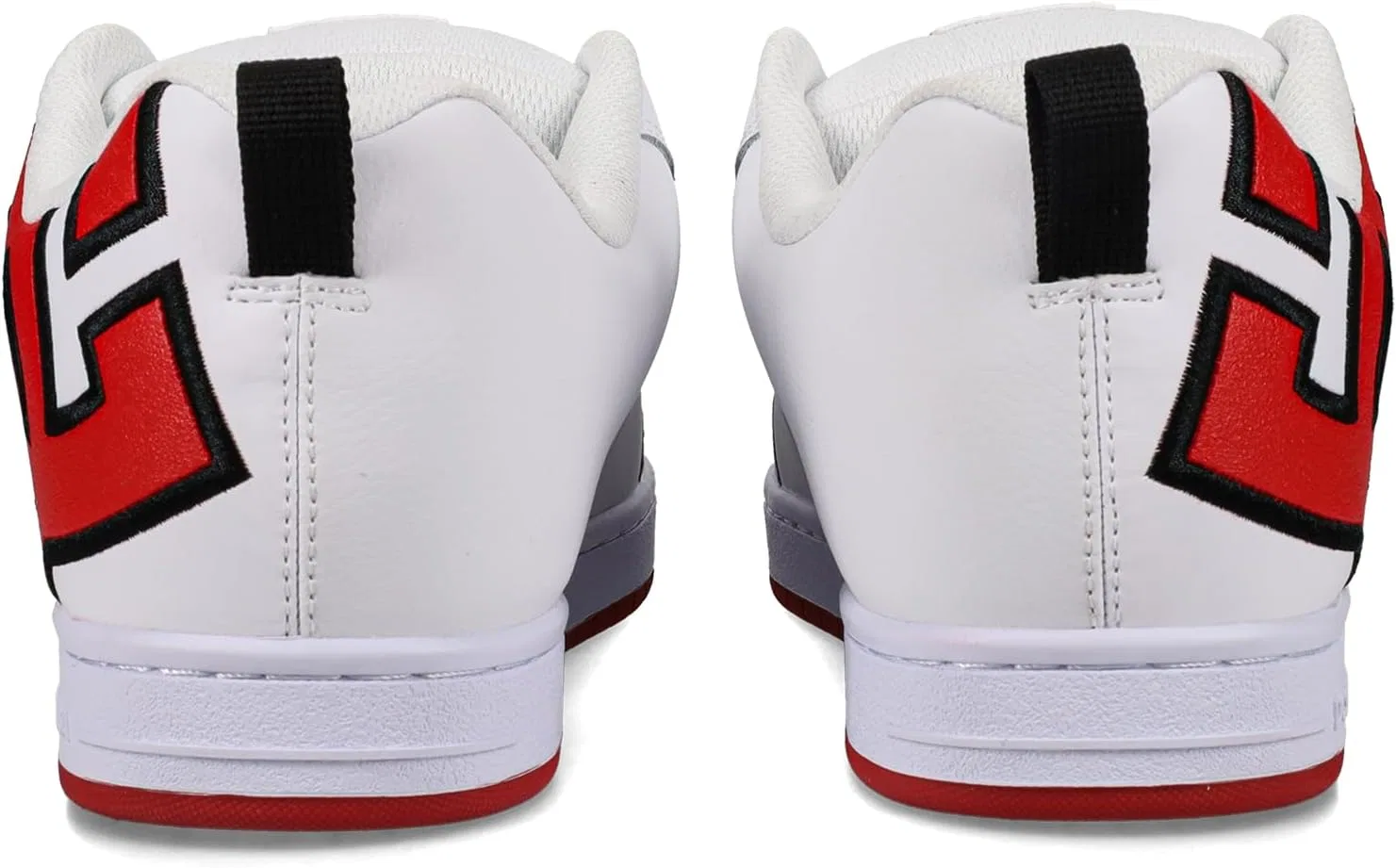 Кроссовки для скейтбординга DC Shoes Court Graffik, White/Red — фото 3