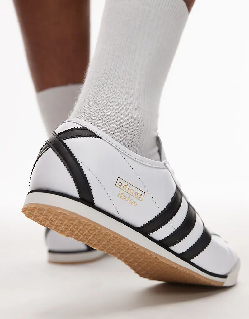 Кроссовки adidas Originals Italia белого и черного цветов — фото 3