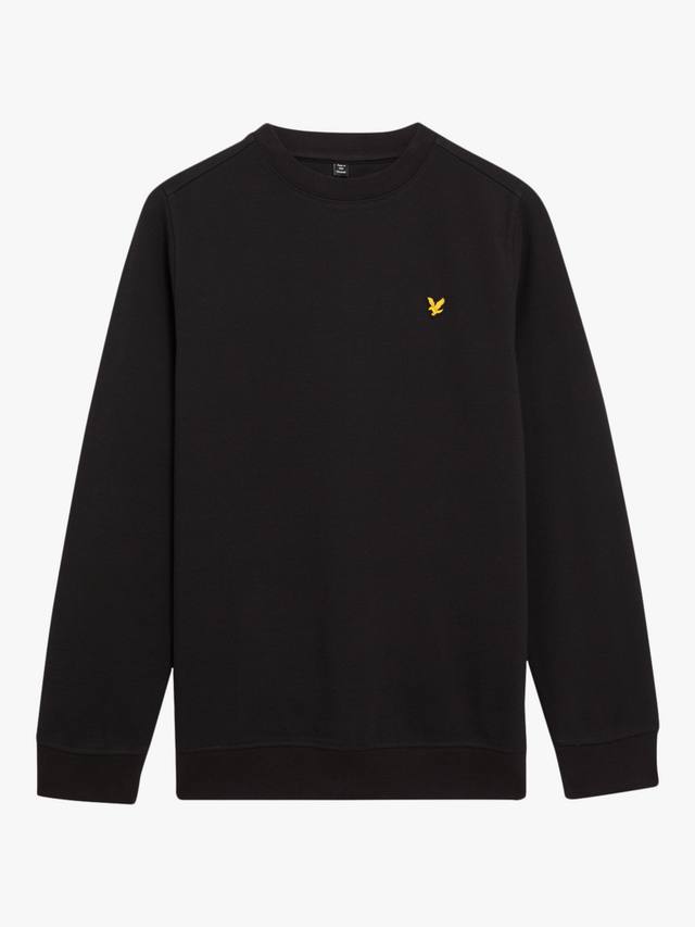 

Детская флисовая толстовка с круглым вырезом Lyle & Scott, Z865 Jet Black