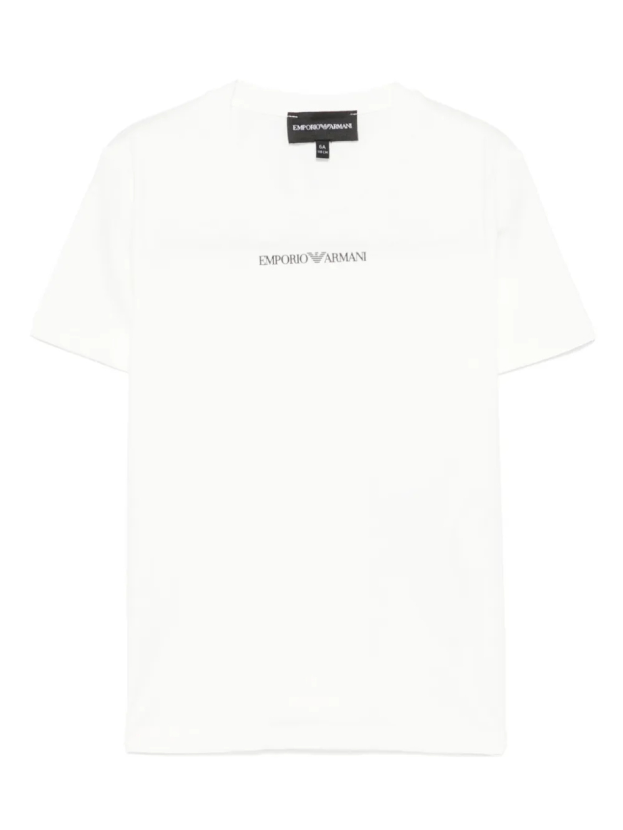 

Футболка с логотипом Emporio Armani Kids, белый